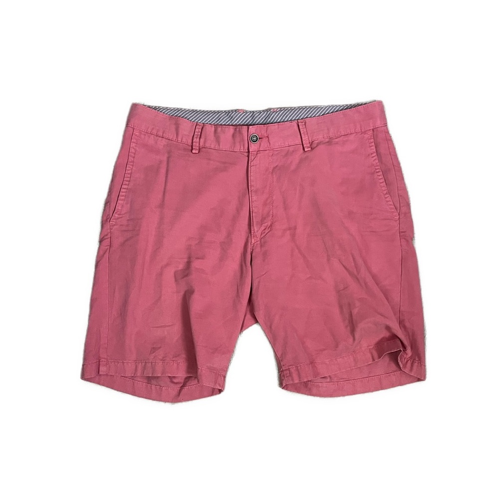 Peter Millar Collection Men's Pink Golfing Flat Front Shorts- Size 34